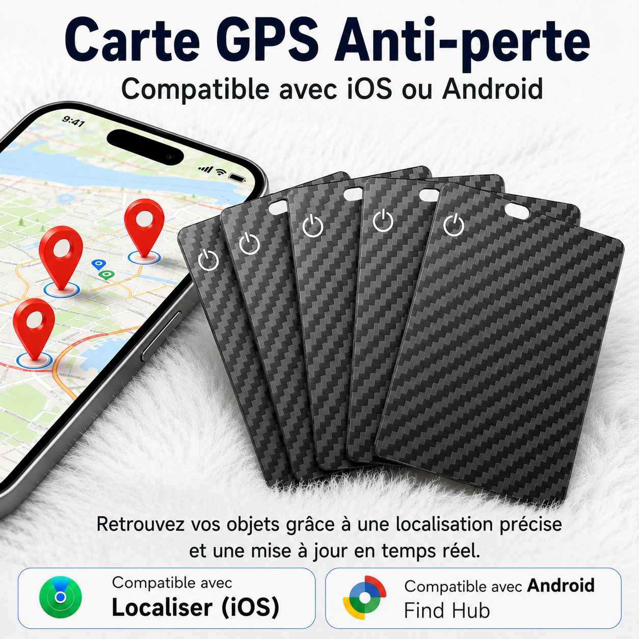 Carte GPS Anti-perte